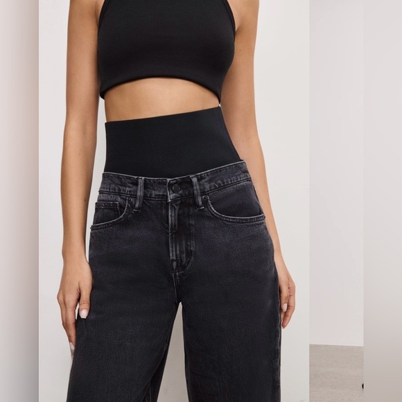 BNWT Good American WIDE LEG SOLUTION JEANS size 4/27 - Picture 2 of 9